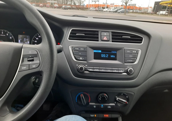 Hyundai i20 cena 38900 przebieg: 56000, rok produkcji 2018 z Krajenka małe 56